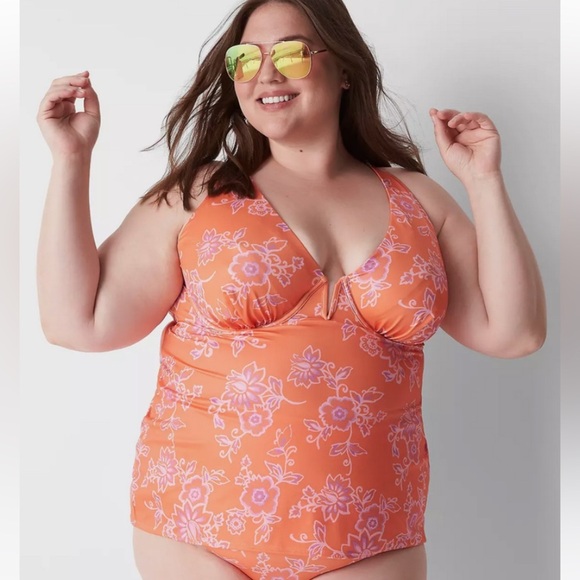 “CACIQUE” Swim Tankini Top - Picture 1 of 13